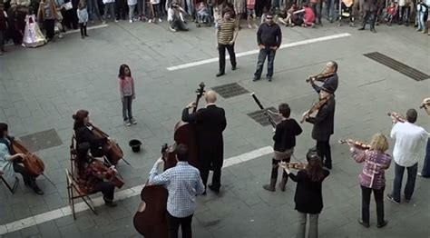 A Flash Mob In Barcelona Performs A Beautiful Rendition Of Beethoven's 'Ode To Joy'