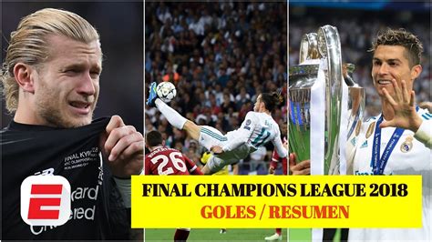 Real Madrid 3-1 Liverpool – Los goles de la final del 2018 | Lo mejor ...