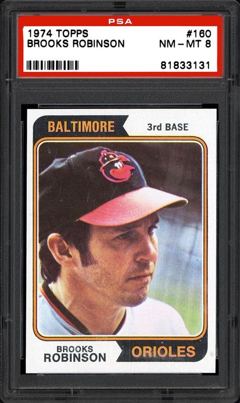 Auction Prices Realized Baseball Cards 1974 TOPPS Brooks Robinson Summary