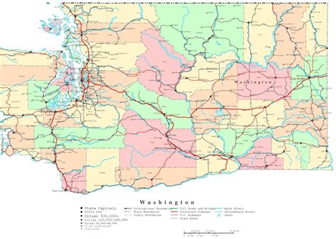 Washington State Counties Map Printable - Printable Maps