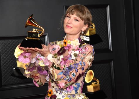 2021 Grammys: Taylor Swift becomes first woman to win Album of the Year ...