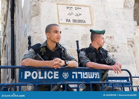 Police Officers in Jerusalem Editorial Stock Photo - Image of clash ...