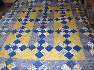 BLUE AND YELLOW QUILT PATTERN » Patterns Gallery