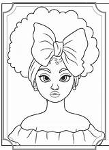 Beautiful Black Girl Coloring Pages  Etsy sketch template