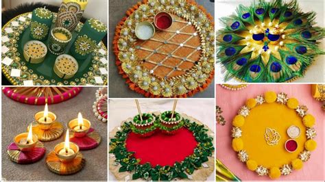 Mehndi Thali decoration ideas at home || mehndi plates 2023 - YouTube