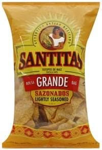 Santitas Grande, Lightly Seasoned Tortilla Chips - 14.5 oz, Nutrition ...