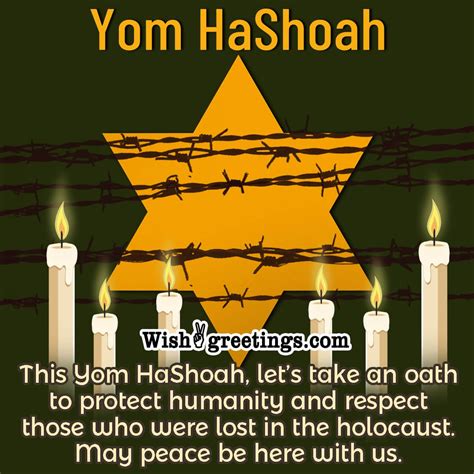 Yom HaShoah Messages Quotes - Wish Greetings