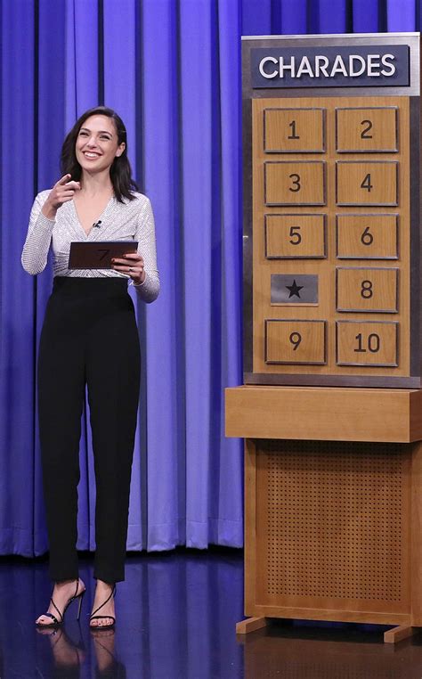 Gal Gadot - Plays "Charades" on The Tonight Show Starring Jimmy Fallon ...