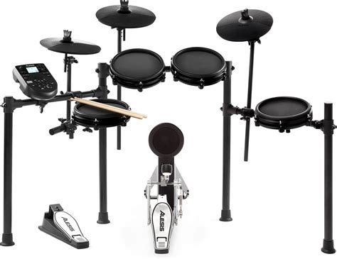 Amazon.com: Alesis Nitro Mesh Kit - Electronic Drum Set with Quiet Mesh Pads, USB MIDI, Kick ...