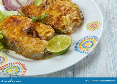 Tawa Fish Fry stock image. Image of cooked, fish, restaurant - 127364051