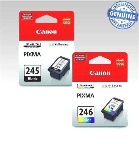 2PACK Canon PG-245 and CL-246 Ink Cartridge Black & Color | eBay