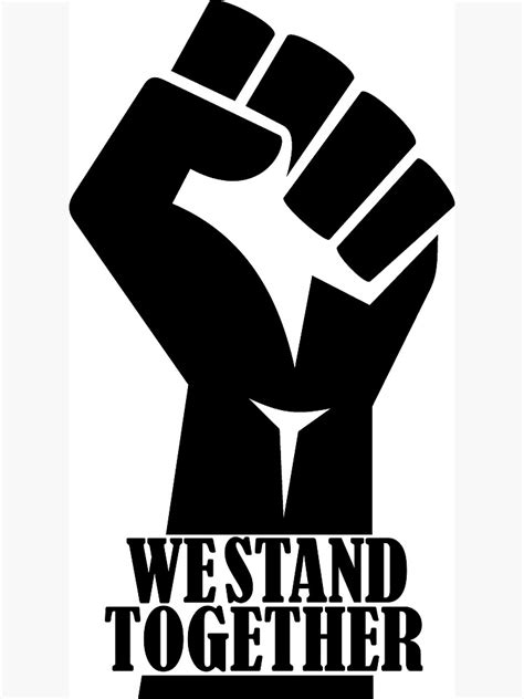 "We Stand Together" Canvas Print for Sale by chilleroni | Redbubble