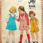 Girl's Culottes and Jumpers Vintage 70s Pattern Simplicity 8130