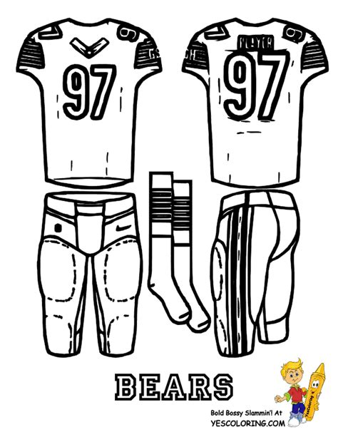 Pin on Fearless Free Football Coloring Pages!