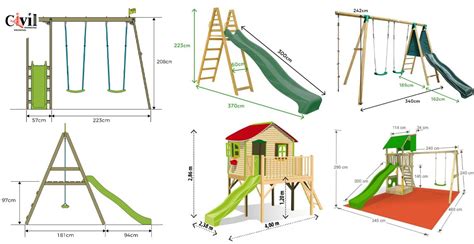 Standard kids Outdoor Play Equipment Dimensions | Kids outdoor play equipment, Outdoor play ...