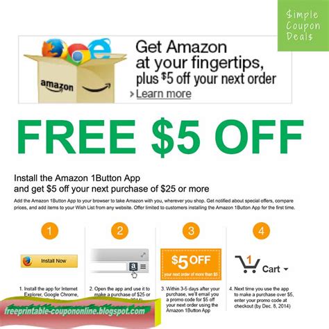 Printable Coupons 2018: Amazon Coupons