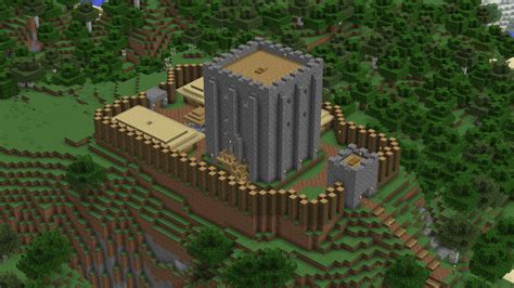 A small survival castle : r/Minecraft