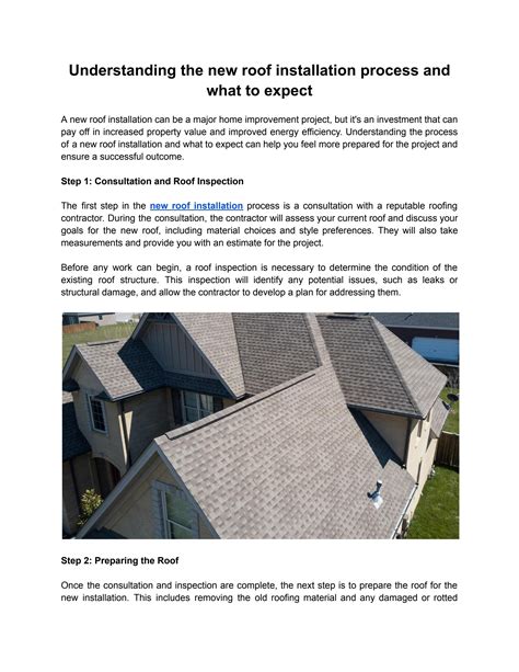 Understanding the new roof installation process and what to expect by ...