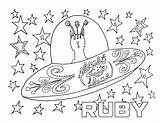 RUBY 5 Free Printable Coloring Pages — Stevie Doodles sketch template