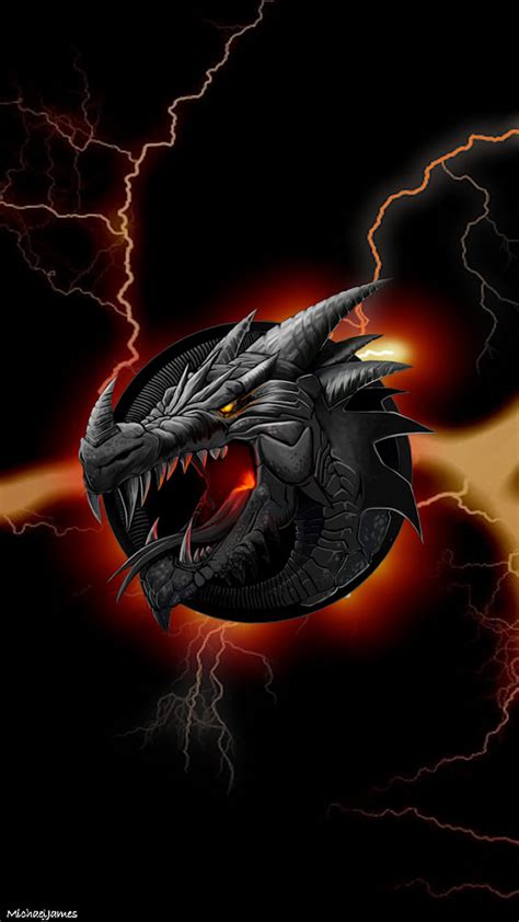 720P free download | Black Dragon, beast, fire, HD phone wallpaper | Peakpx