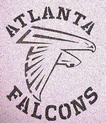 Atlanta Falcons Stencil Mylar Mancave Sports Football Stencils | eBay