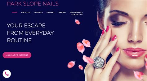 25 Nail Salon Website Designs We Love [+ How To Make Your Own]