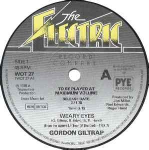 Gordon Giltrap - Weary Eyes | Releases | Discogs