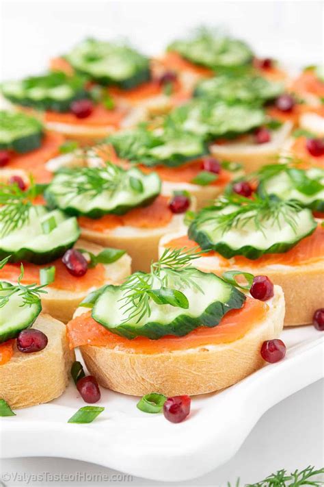 Smoked Salmon Canapés (Classic Recipe for all Occasions) | Recipe | Smoked salmon canapes ...