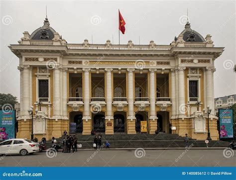 The Hanoi Opera House, an Architectural Landmark of Hanoi Editorial ...