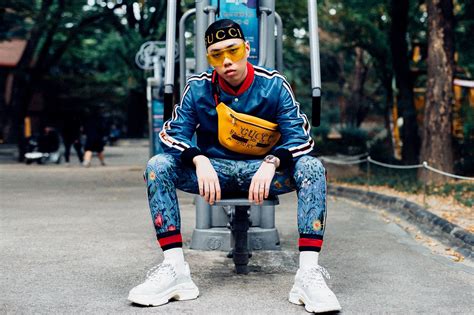 Meet BewhY, The Gucci-Obsessed Korean Rapper Taking Over America Korean Street Fashion, Korean ...