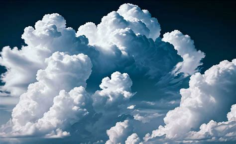 The Photo of the Fluffy Clouds Background Wallpaper 30000525 Stock Photo at Vecteezy