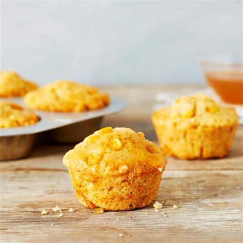 Brown Butter Cornbread Muffins with Sweet Tea Glaze Recipe | Epicurious