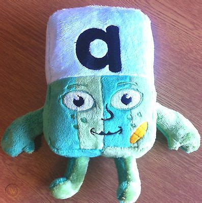 ♥NEW♥Alphablock Aa♥ 20CM BIG SIZE Plush, Soft toy Rare. Alphablocks. Learning | #532438815