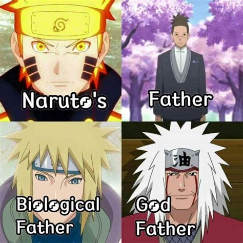 Naruto and all his dads in his life | Naruto, Naruto uzumaki, Naruto shippuden