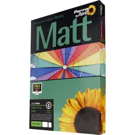 PermaJet Matt Plus 240gsm Photo Paper - A4 - 25 Sheets