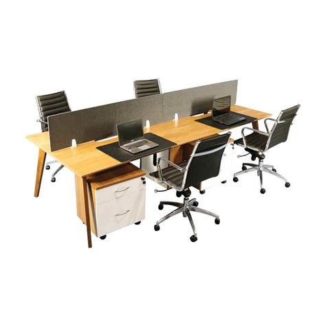 Arbor 4 Person Workstation 2800Wmm - DESK0903WT | COS - Complete Office ...