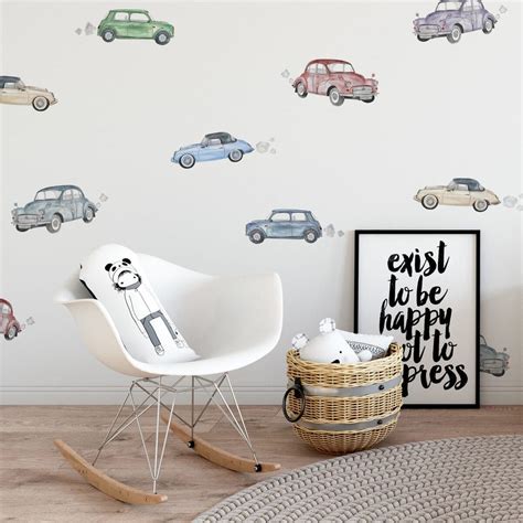 Vintage Car Wall Decals | Urbanwalls