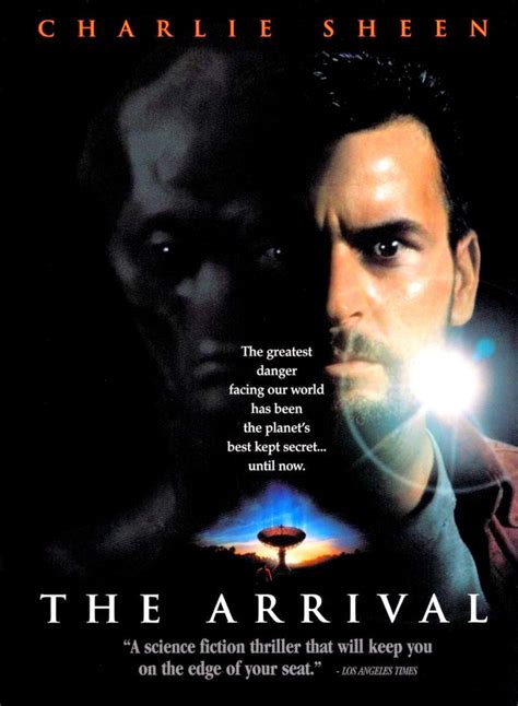 The Arrival, Charlie Sheen movie poster-cover art repin | Charlie sheen movies, Contact movie ...