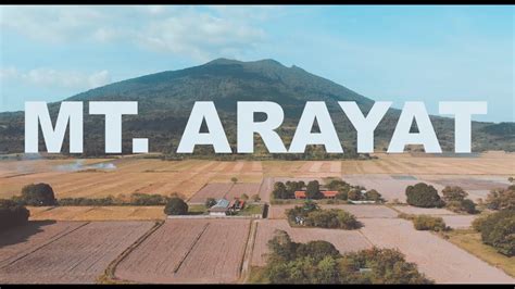 ARAYAT MOUNTAIN AERIAL - YouTube