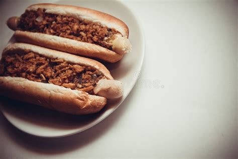 Hot dogs on white stock photo. Image of bread, closeup - 63252278