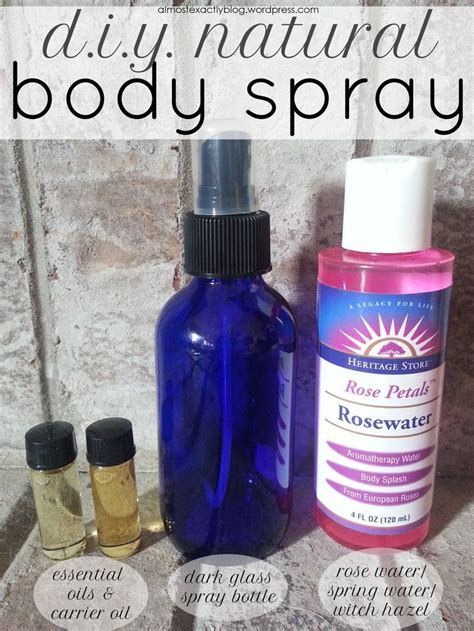 easy, natural body spray | Diy body spray, Natural body spray, Body spray