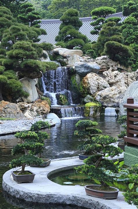 Japanese Garden Waterfall – Images Gallery | Beautiful gardens, Waterfalls backyard, Garden ...