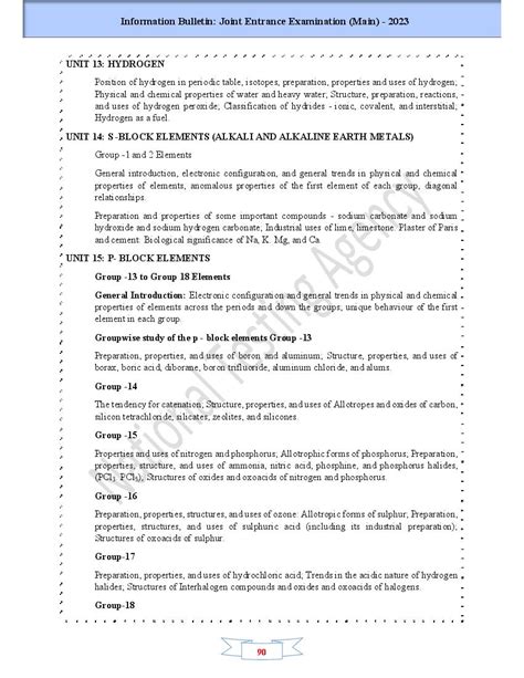 JEE Main Syllabus 2024, 2025 (PDF) - Physics, Chemistry, Maths ...