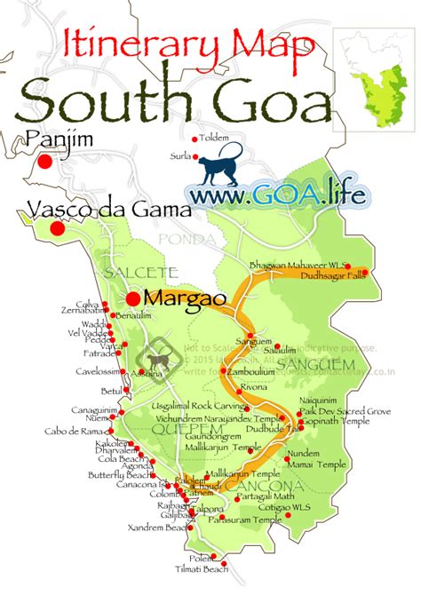 South Goa Itinerary : Madgaon to the Western Ghats Region