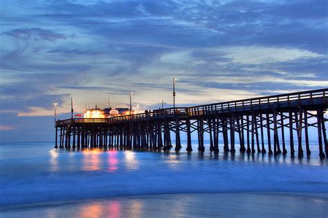 Evening Reflections Newport Beach Pier Photograph by Cliff Wassmann ...