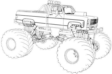 Dodge Pickup Truck Coloring Pages