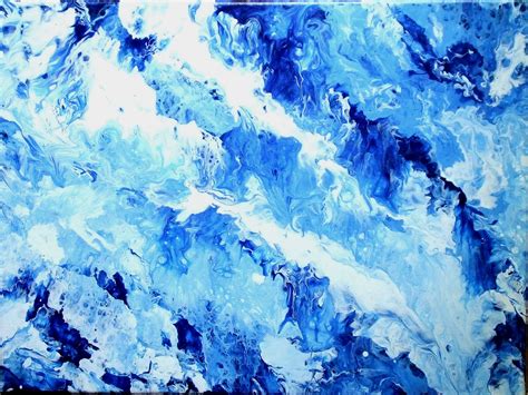 Deep blue sea art ocean water abstract art dark blue wall | Etsy | Blue wall art, Water abstract ...