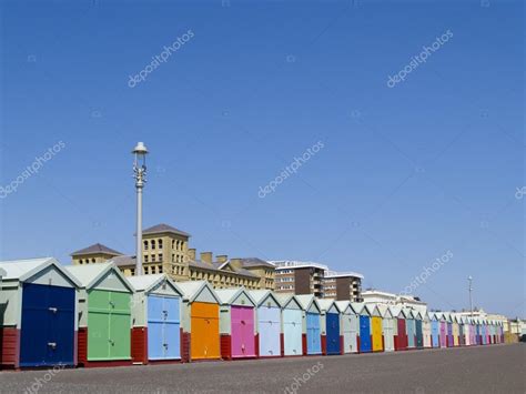 Beach huts of Hove, England. Stock Photo by ©brians101 72637349