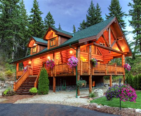 Luxury Log Home | Custom Log Cabin Plan | International Delivery