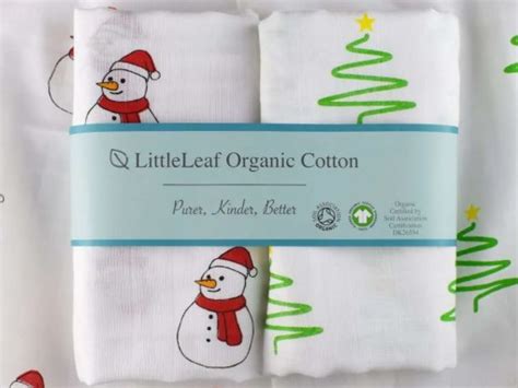 Organic Cotton Baby Muslins - LittleLeaf Organic - Ethical Baby Clothes